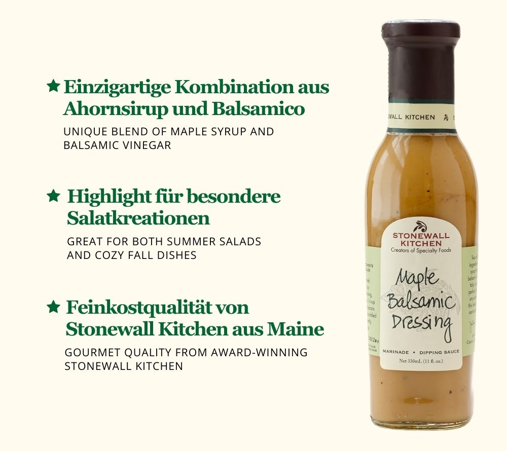 Maple Balsamic Dressing from Stonewall Kitchen