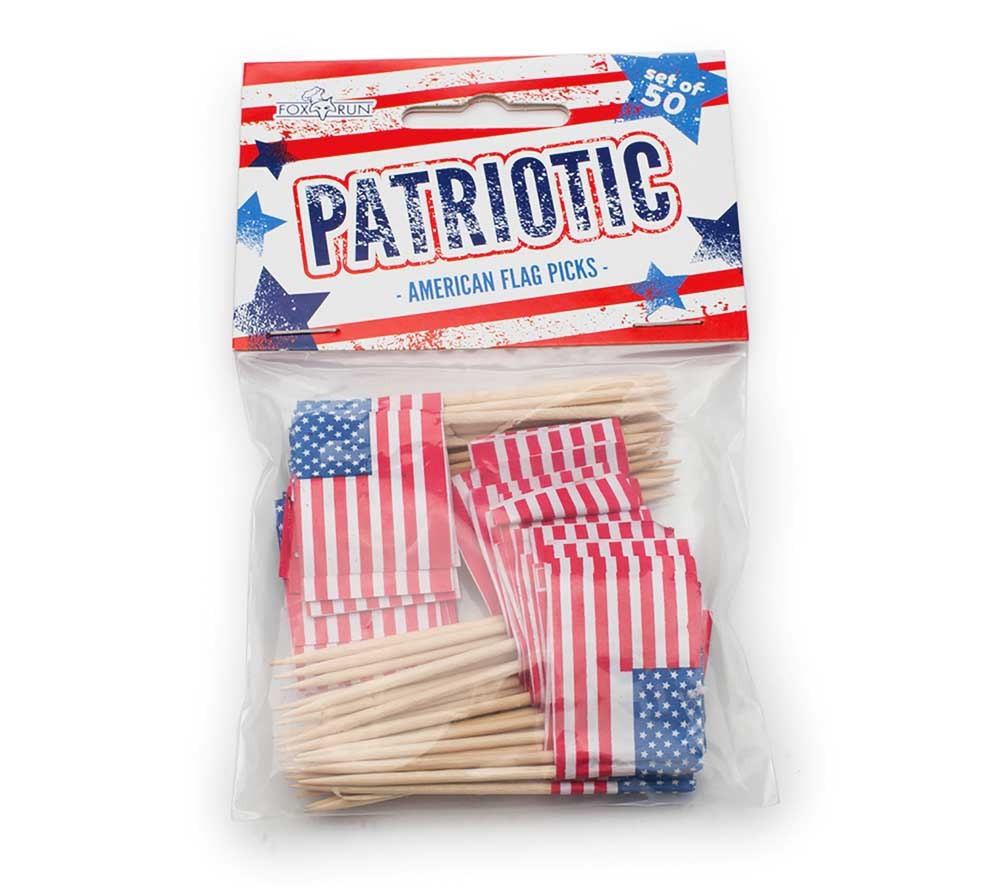 Buy USA decorative paper flags (50 pieces) online