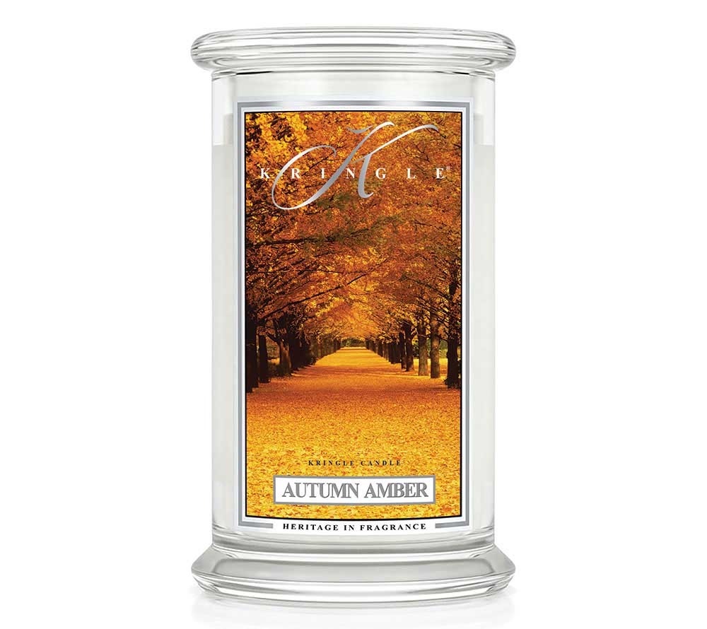 Buy Autumn Amber scented candle – autumn scent & wood