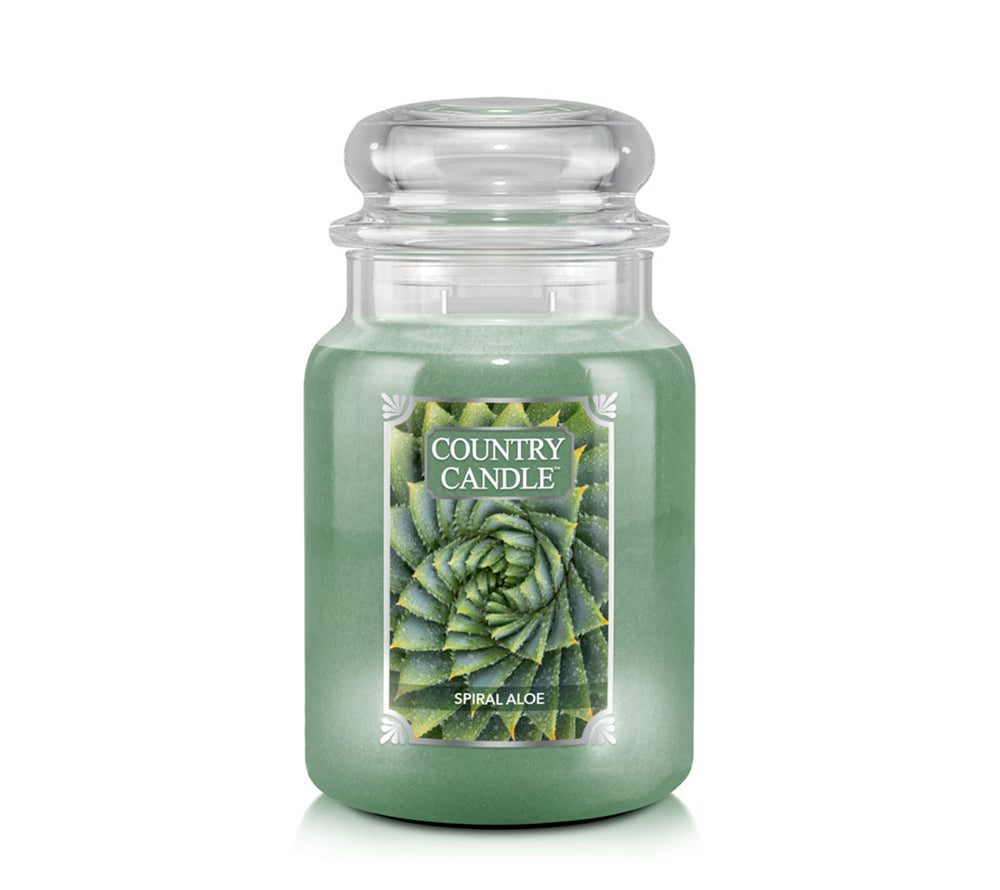 Spiral Aloe scented candle – Buy Country Candle