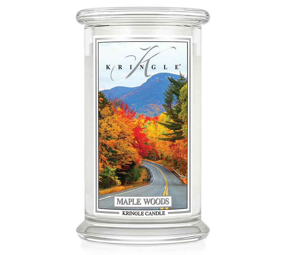 Buy Maple Woods scented candle from Kringle Candle – autumn scent
