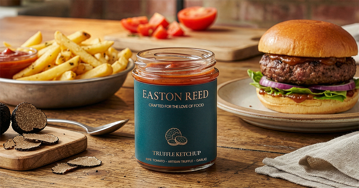 Trüffel-Ketchup von Easton Reed: Zurück auf vielfachen Wunsch