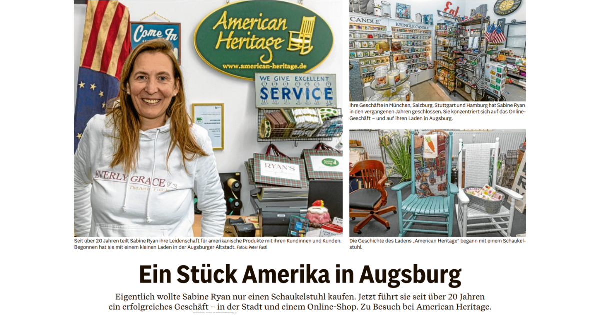 Besuchen Sie American Heritage in Augsburg!