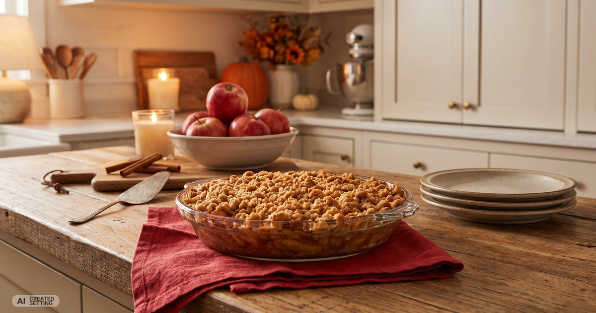 Apple Crisp Rezept: Amerikanischer Apfelauflauf