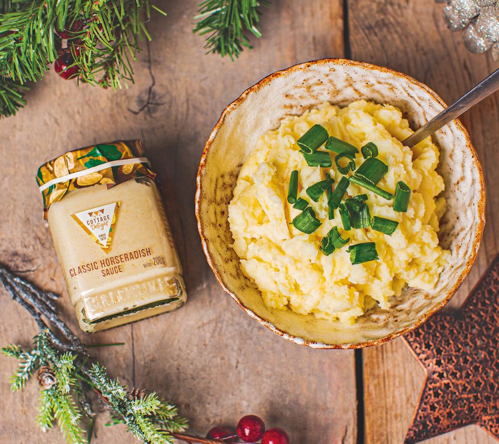 Classic Horseradish Sauce von Cottage Delight online bestellen – scharf, cremig, ideal zu Roastbeef