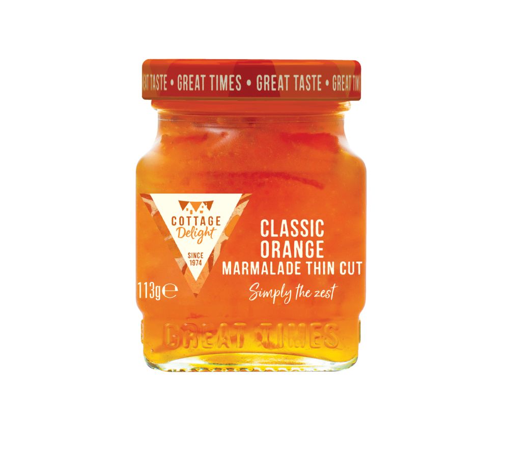 Classic Orange Thin Cut Marmelade von Cottage Delight (113 g)