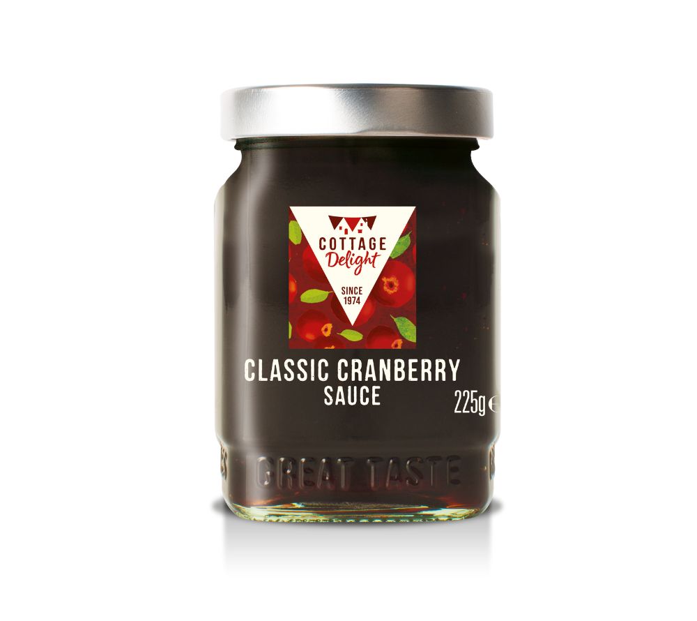 Classic Cranberry Sauce von Cottage Delight (225 g)