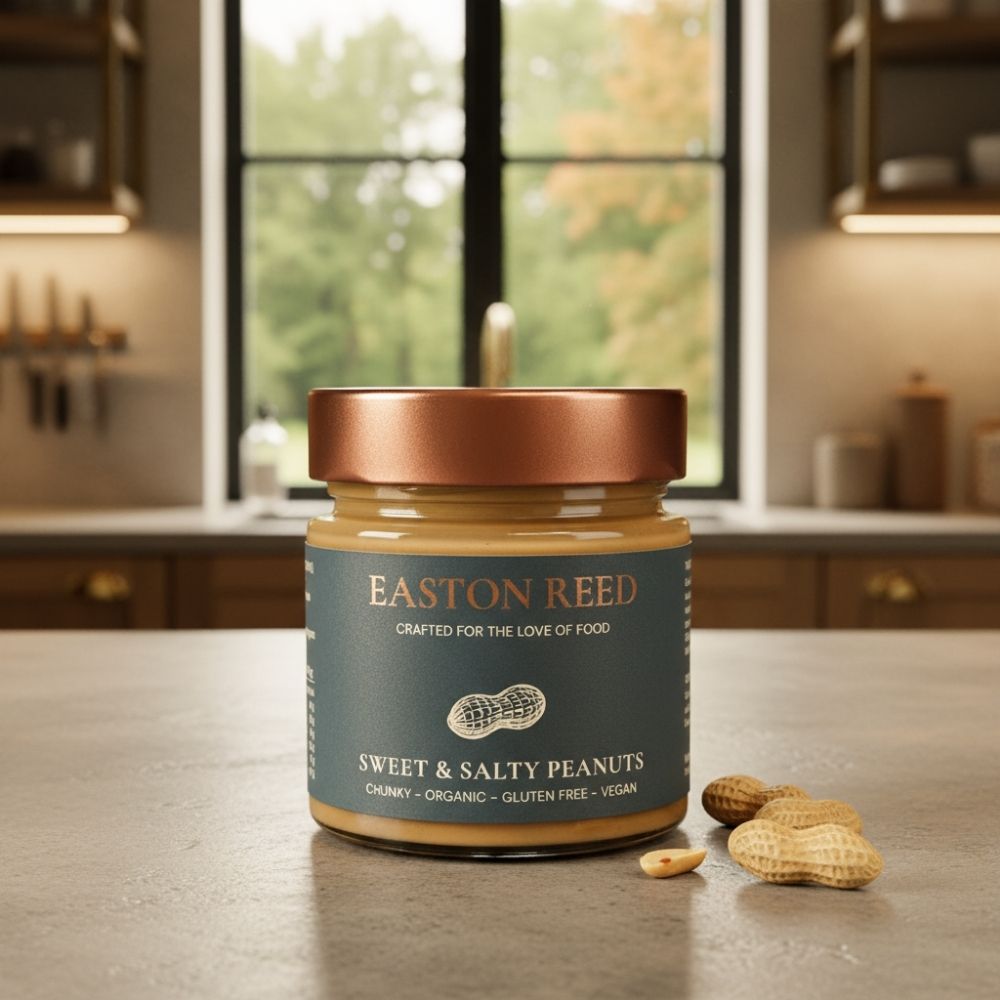 Easton Reed | Sweet & Salty Peanut Crunch | Nussig, süß-salzig & knusprig | Vegan & glutenfrei | Ohne Palmöl & Zusatzstoffe | Jetzt genießen!