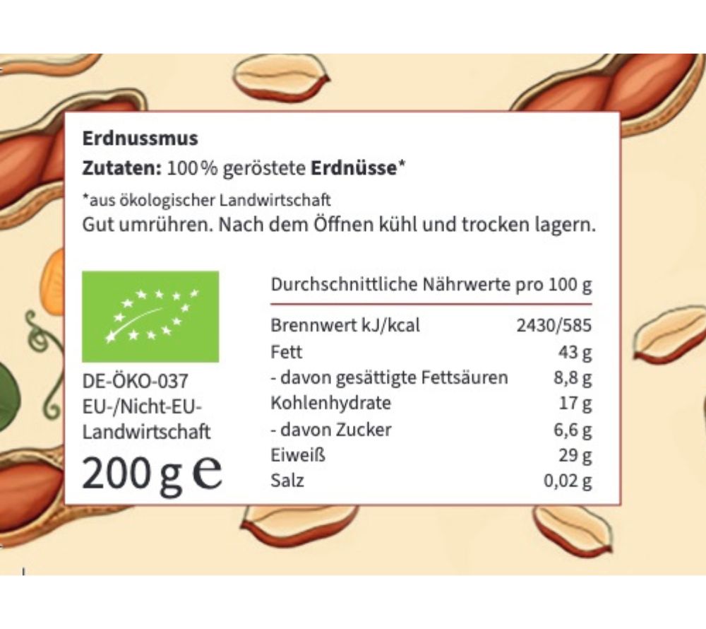 Everly Grace Creamy Peanut Butter online kaufen – 100 % Bio, cremig & vielseitig verwendbar