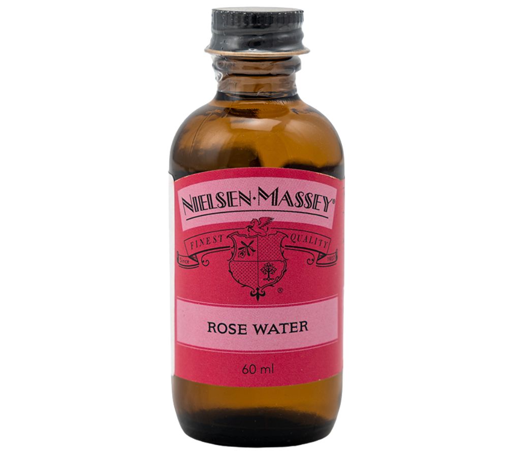 Rose Water Extract by Nielsen-Massey (60 ml glass bottle) 