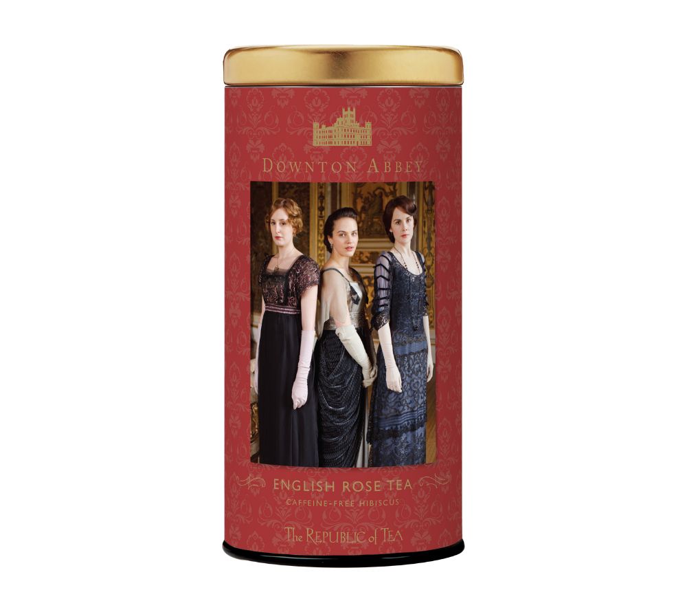 Downton Abbey English Rose Tea von The Republic of Tea (Metalldose mit 36 Beuteln)