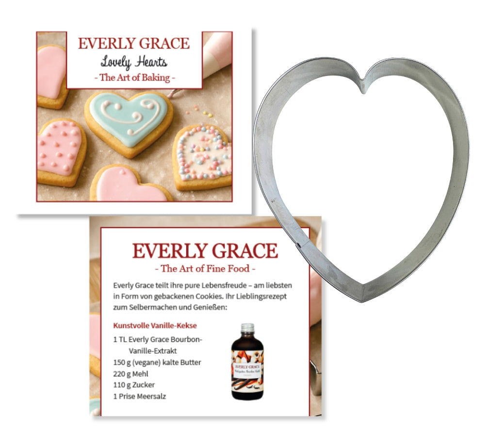 Lovely Hearts Keksausstecher von Everly Grace