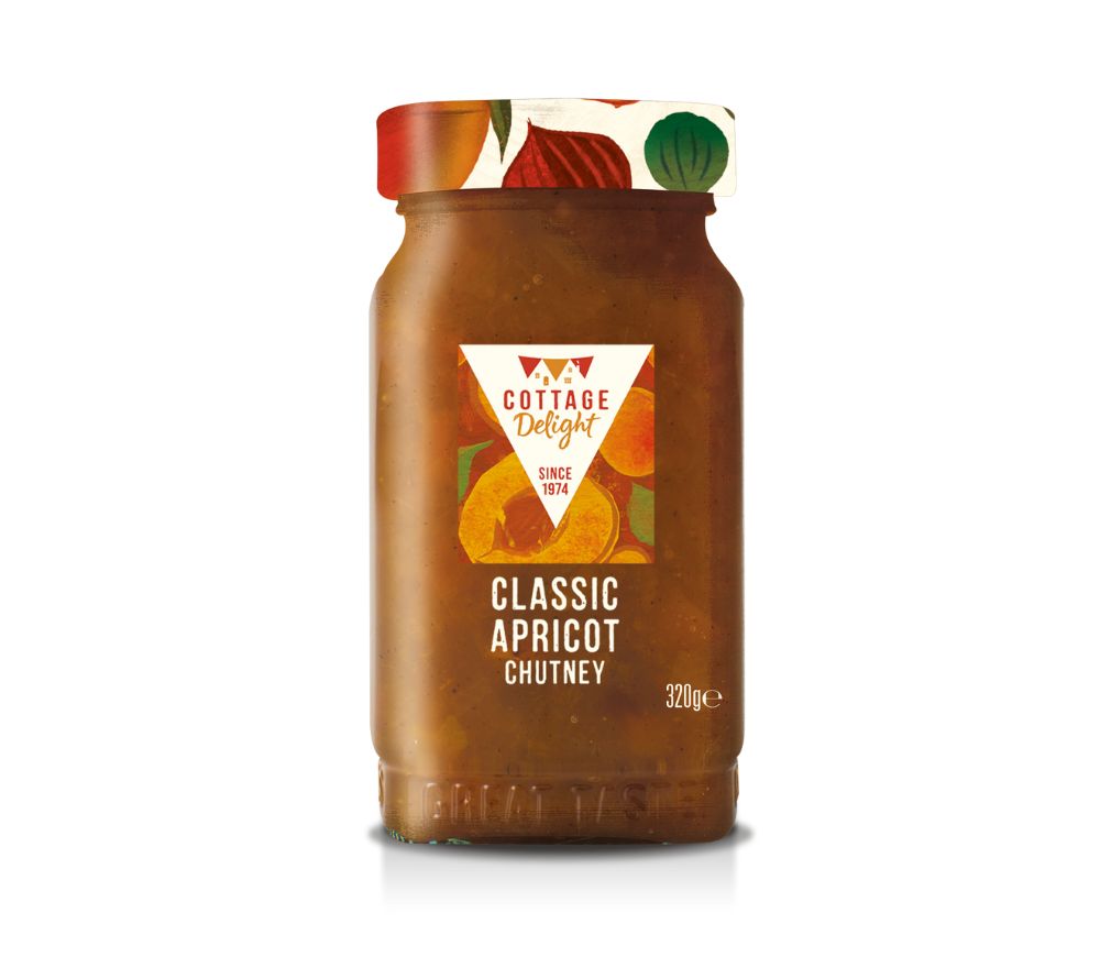 Classic Apricot Chutney von Cottage Delight (320 g Glas)