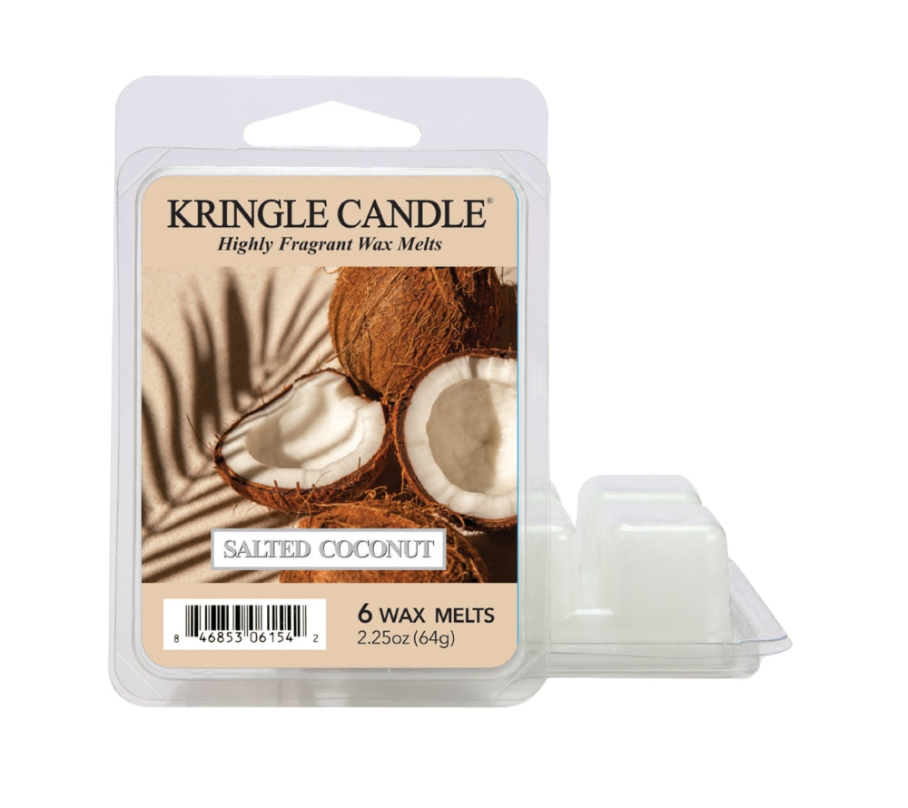 Kringle Candle Wax Melt Salted Coconut – frischer Küstenduft mit Kokos, Meersalz & Vanille