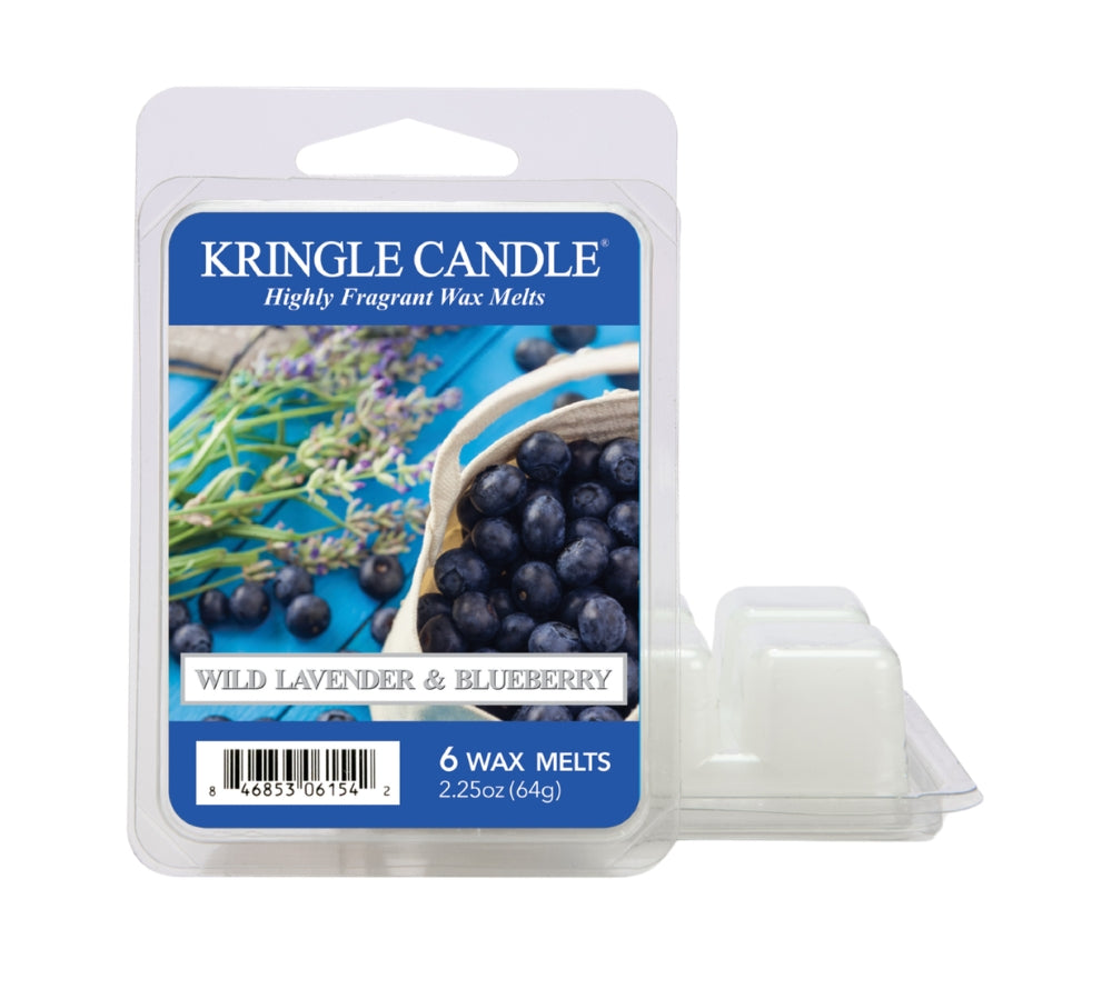 Kringle Candle Daylight Wild Lavender & Blueberry – kompakter Duft mit Blaubeere, Lavendel & süßen Noten