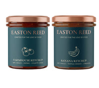 Easton Reed Gourmet Ketchup Set ✓ Farmhouse & Banana Ketchup ✓ Klassisch & fruchtig-exotisch ✓ Zu kaufen als Gourmet Set