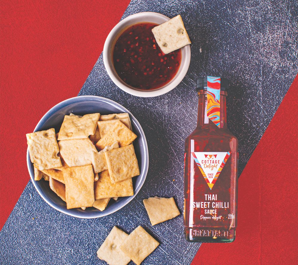 Thai Sweet Chilli Sauce: süß, würzig & leicht scharf. Perfekt für Dips, Geflügel und Fisch – vegan, glutenfrei & vielseitig.
