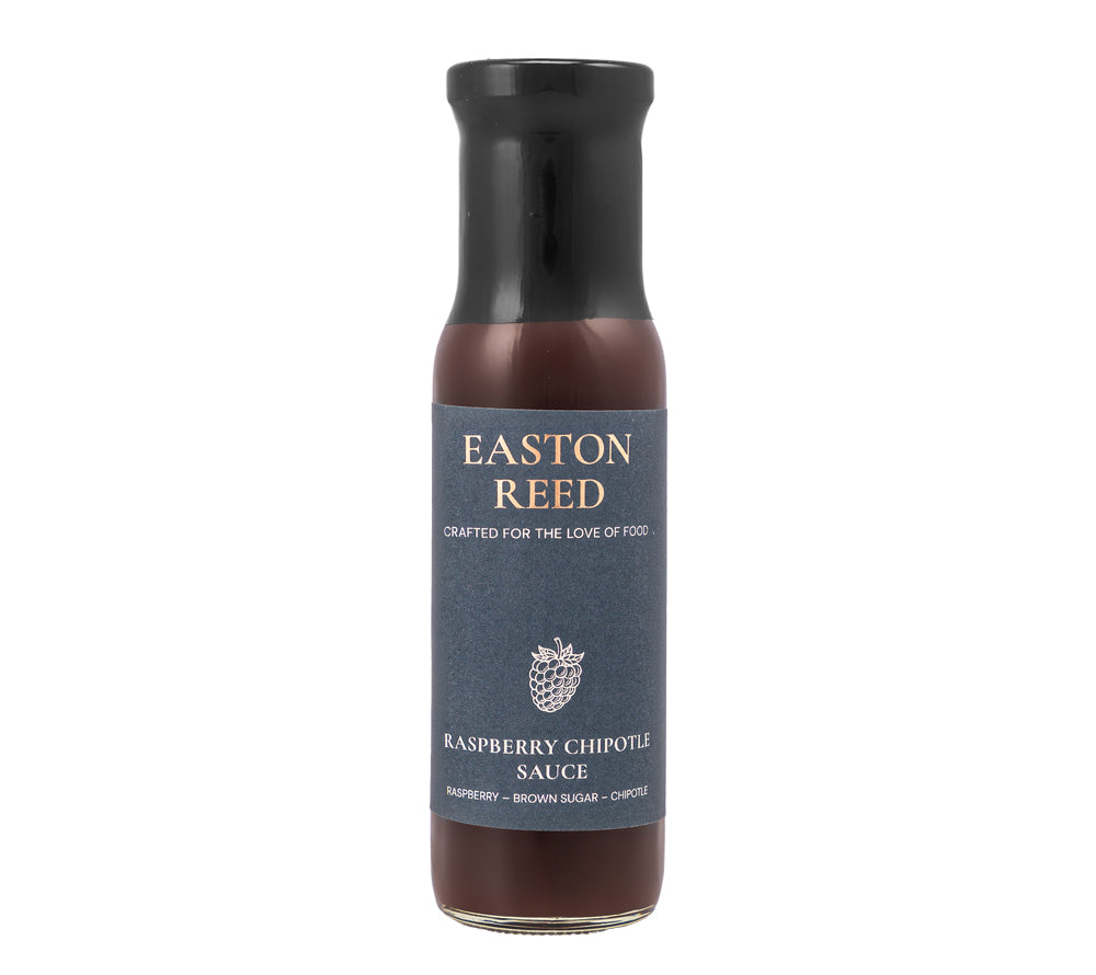 Fruchtige Raspberry Chipotle Sauce mit Himbeere, Chipotle und rauchiger Note. Die perfekte Balance aus Süße, Würze und Tiefe