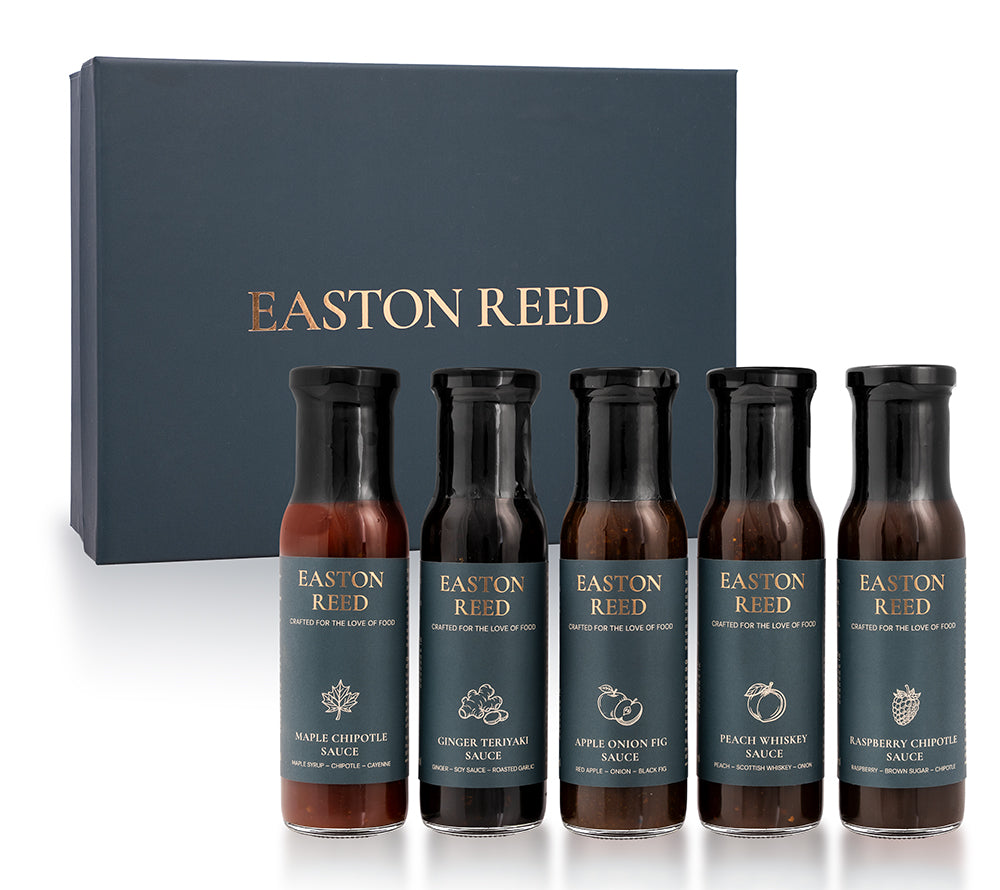 Feinkost-Saucen im Geschenkkarton von Easton Reed