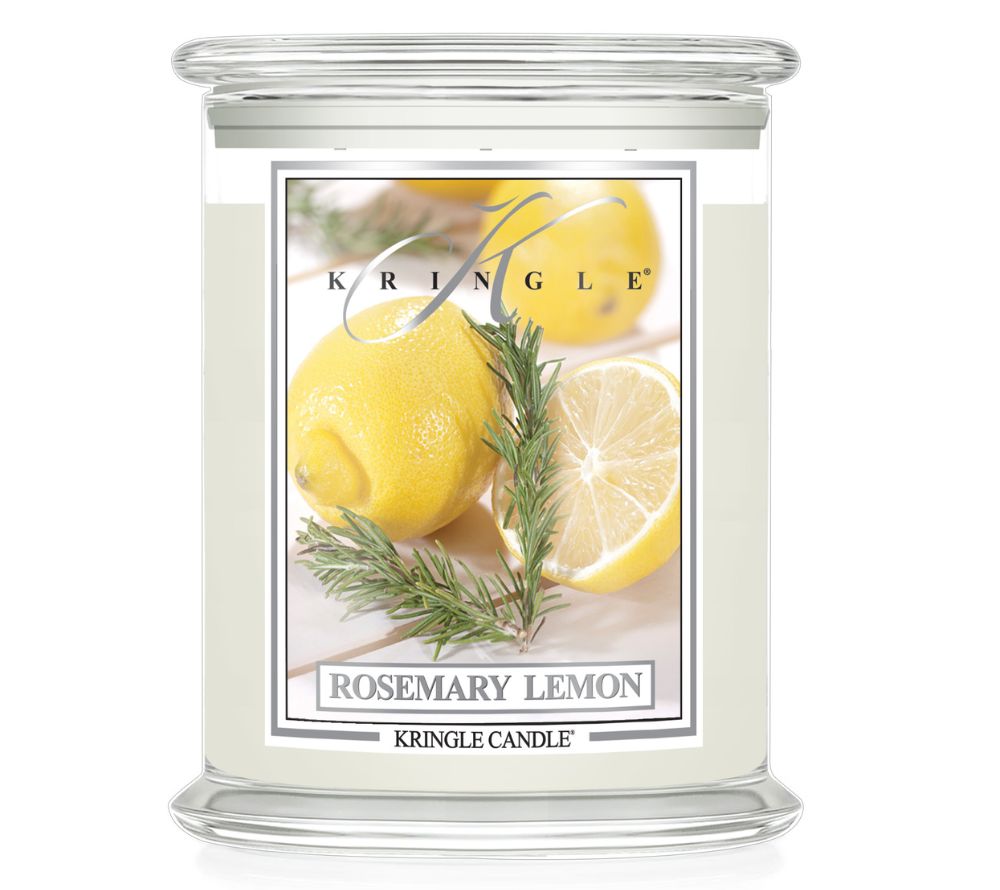 Rosemary Lemon scented candle by Kringle Candle 