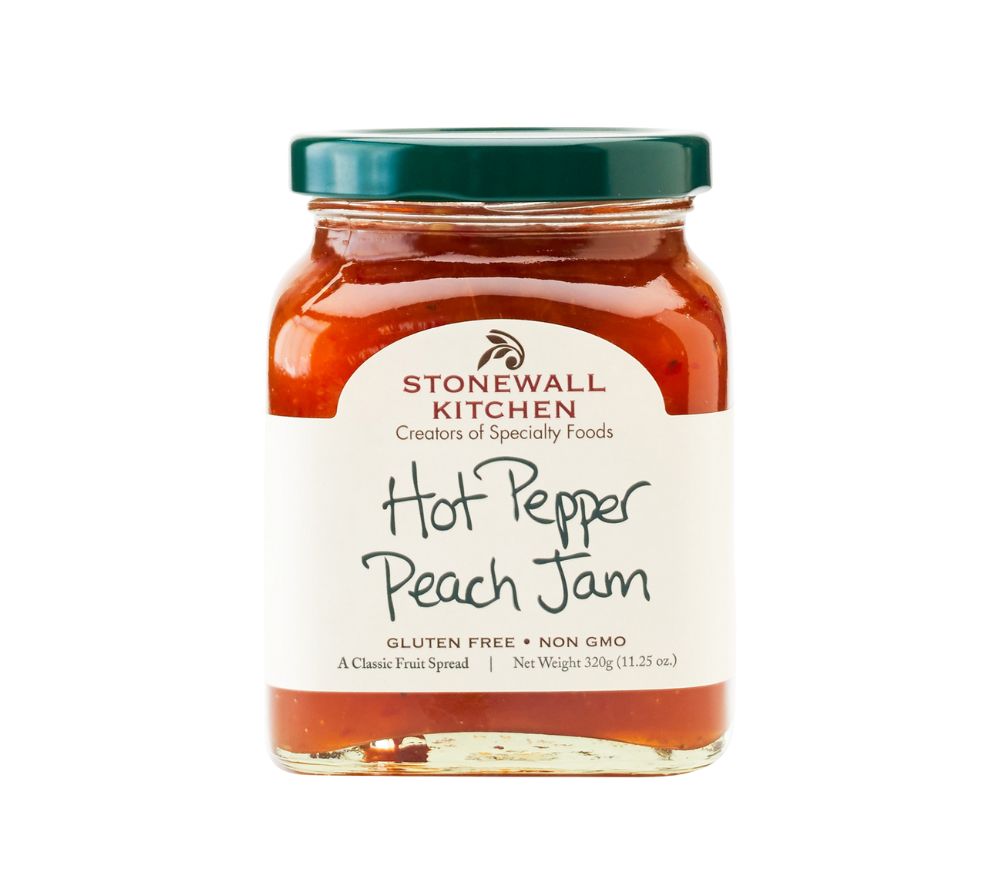 Hot Pepper Peach Jam von Stonewall Kitchen (340g-Glas)