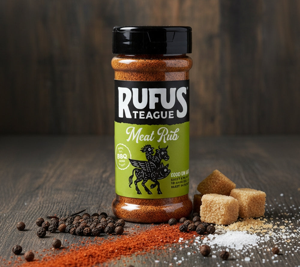 Meat Rub von Rufus Teague mit braunem Zucker und weiteren Gewürzen