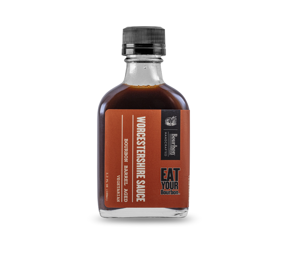 Worcestershire Sauce von Bourbon Barrel Foods - in gebrauchten Bourbon-Fässern gereift - aus Louisville, Kentucky - jetzt probieren! 