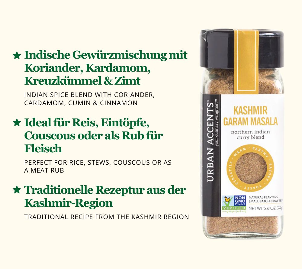 Kashmir Garam Masala online bestellen – Würzige Currymischung für Fleisch & Reis