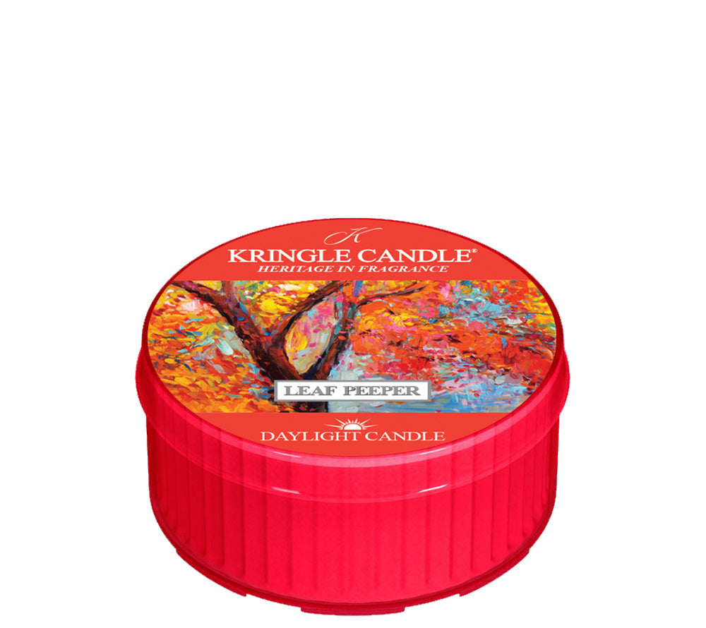 Leaf Peeper Duftkerze von Kringle Candle kaufen – Apfel, Pfirsich & Moschusduft online