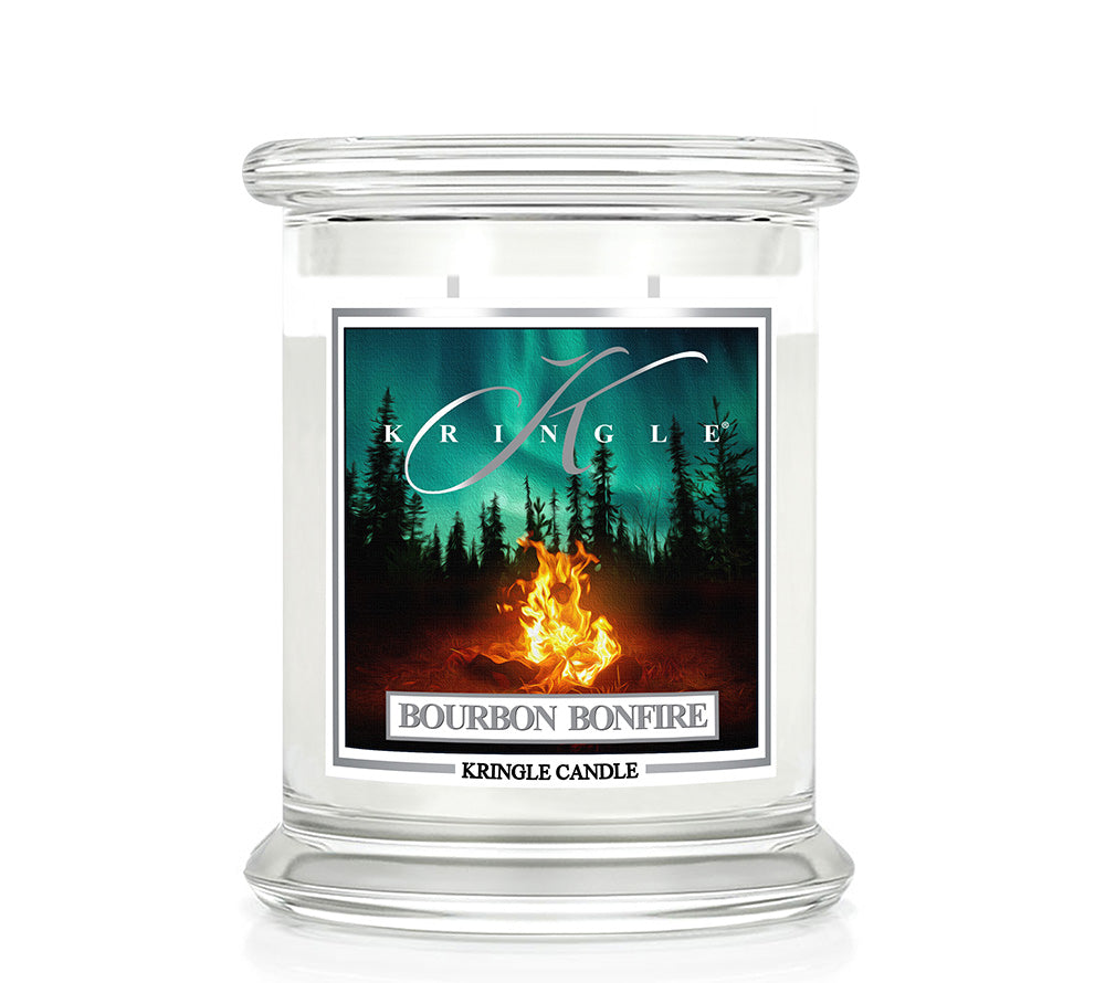 Bourbon Bonfire Duftkerze kaufen – Rauchig-würziger Duft mit Whiskey, Rum, Zimt & Zedernholz