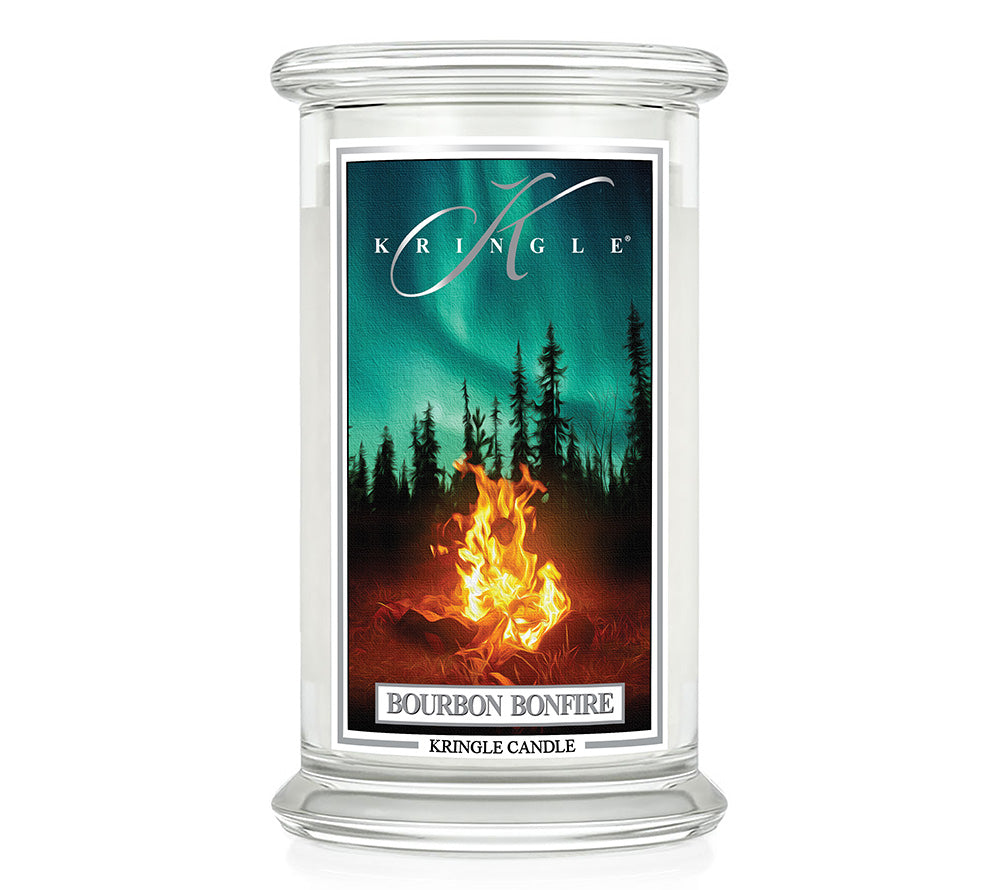 Bourbon Bonfire Duftkerze von Kringle Candle