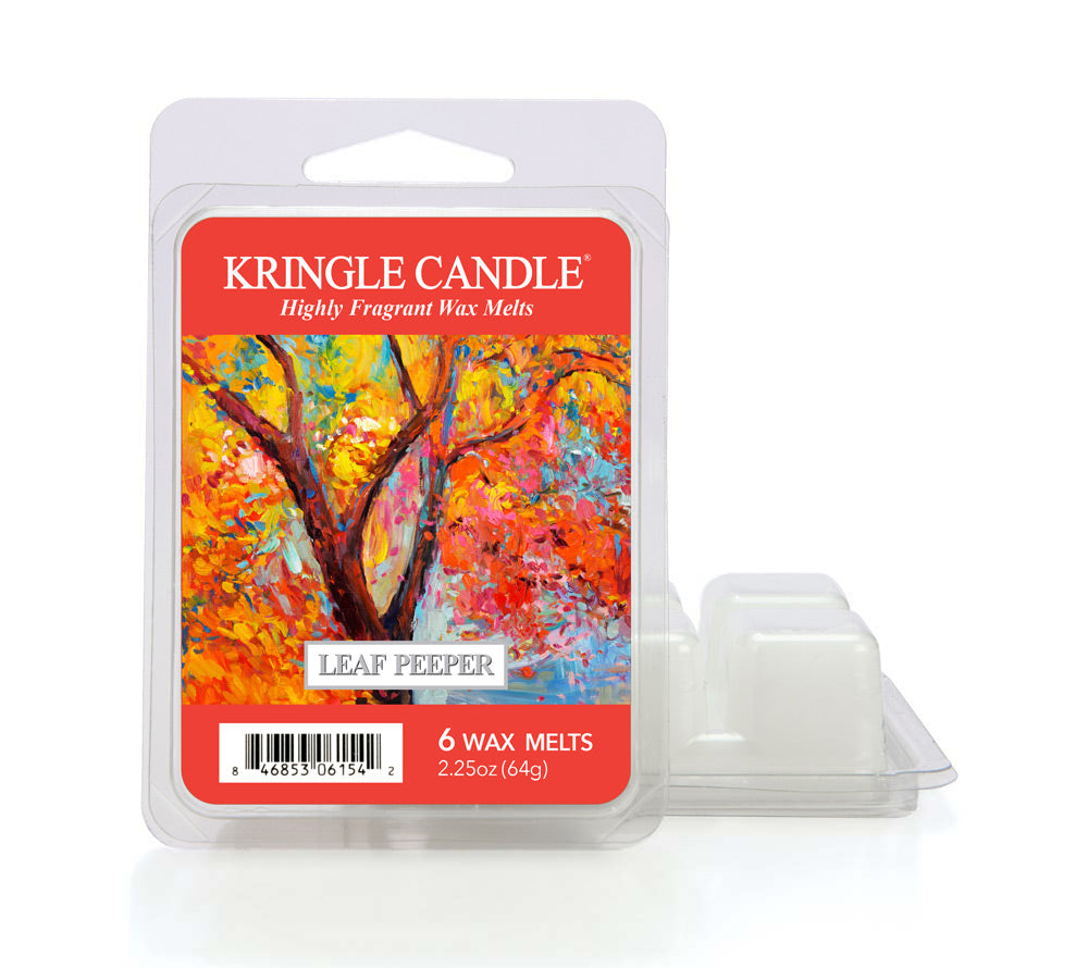 Leaf Peeper Wax Melts von Kringle Candle kaufen – Apfel, Pfirsich & Moschusduft online, 6er Pack