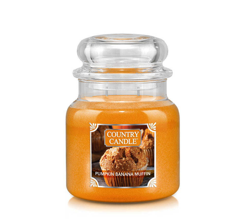 
                  
                    Pumpkin Banana Muffin Duftkerze von Country Candle kaufen – Kürbis, Banane & Vanilleduft
                  
                