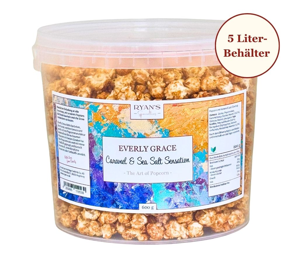 Everly Grace Popcorn Caramel & Sea Salt online kaufen – luftig, karamellig, leicht gesalzen