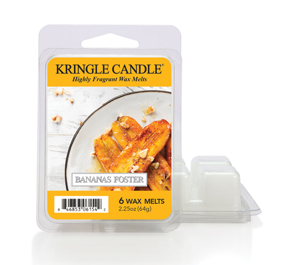 
                  
                    Bananas Foster Wax Melts von Kringle Candle kaufen – Banane, brauner Zucker & Vanille Dessertduft, 6er Pack
                  
                
