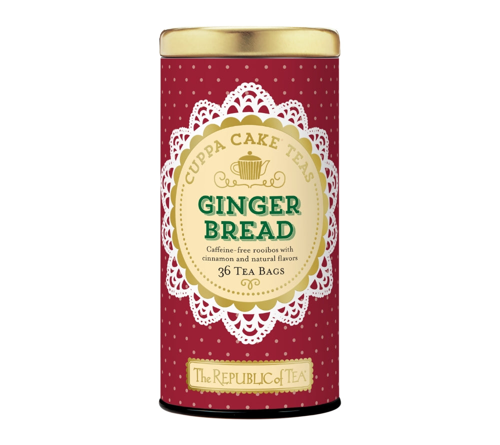 Gingerbread Cuppa Cake Red Tea von The Republic of Tea (Metalldose mit 36 Beuteln)