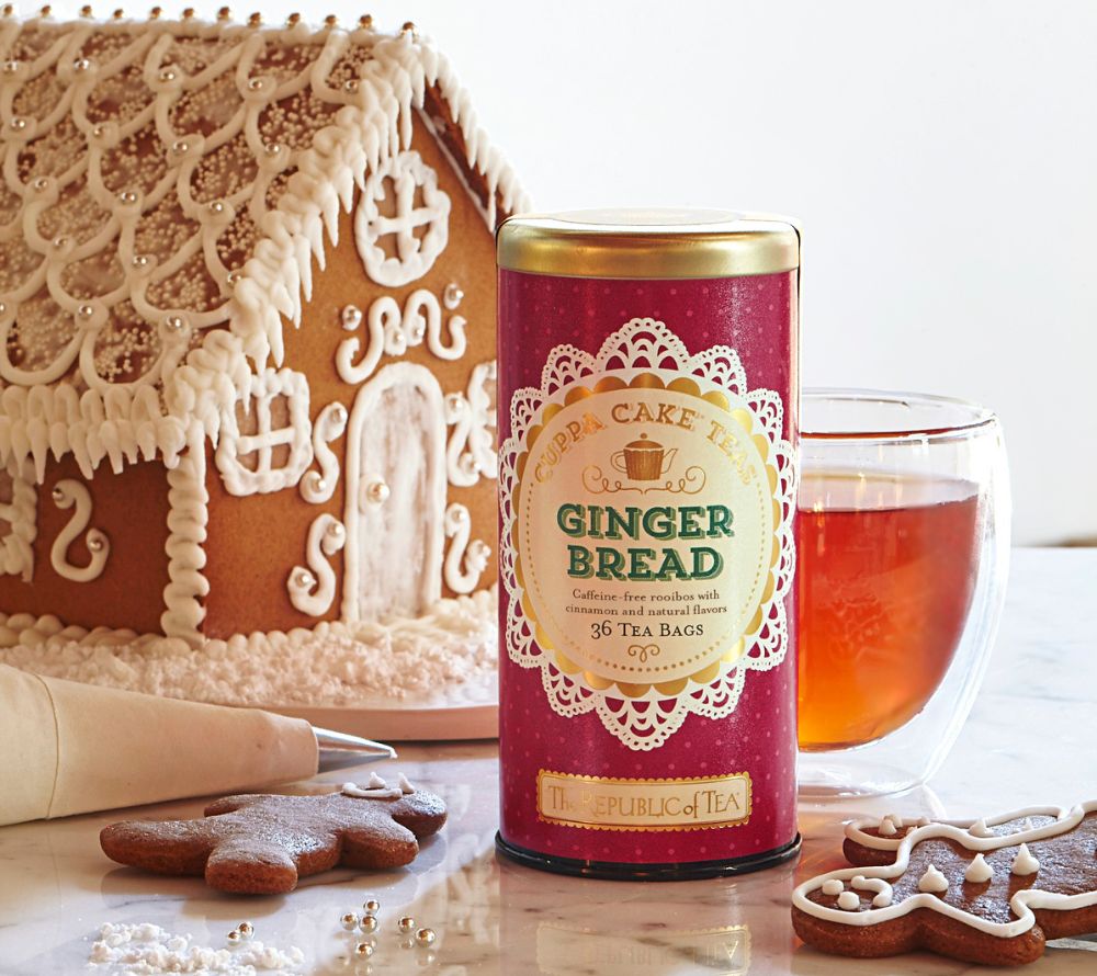 
                  
                    Gingerbread Cuppa Cake Red Tea von The Republic of Tea kaufen | Mit Ingwer und Zimt – das Aroma von frisch gebackenem Lebkuchen | Perfekt für kalte Herbst- und Wintertage | EU-weiter Versand
                  
                