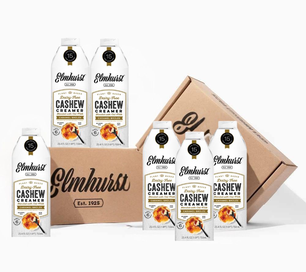 Caramel Brûlée Cashew Creamer kaufen – pflanzlicher Kaffee-Creamer mit geröstetem Karamell, vegan, 1g Zucker