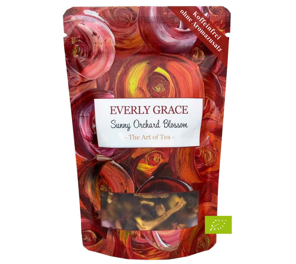 Sunny Orchard Blossom Tea by Everly Grace (100g bag organic fruit tea) 
