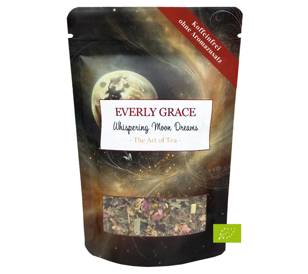 Whispering Moon Dreams Tea by Everly Grace (50g bag organic herbal tea) 