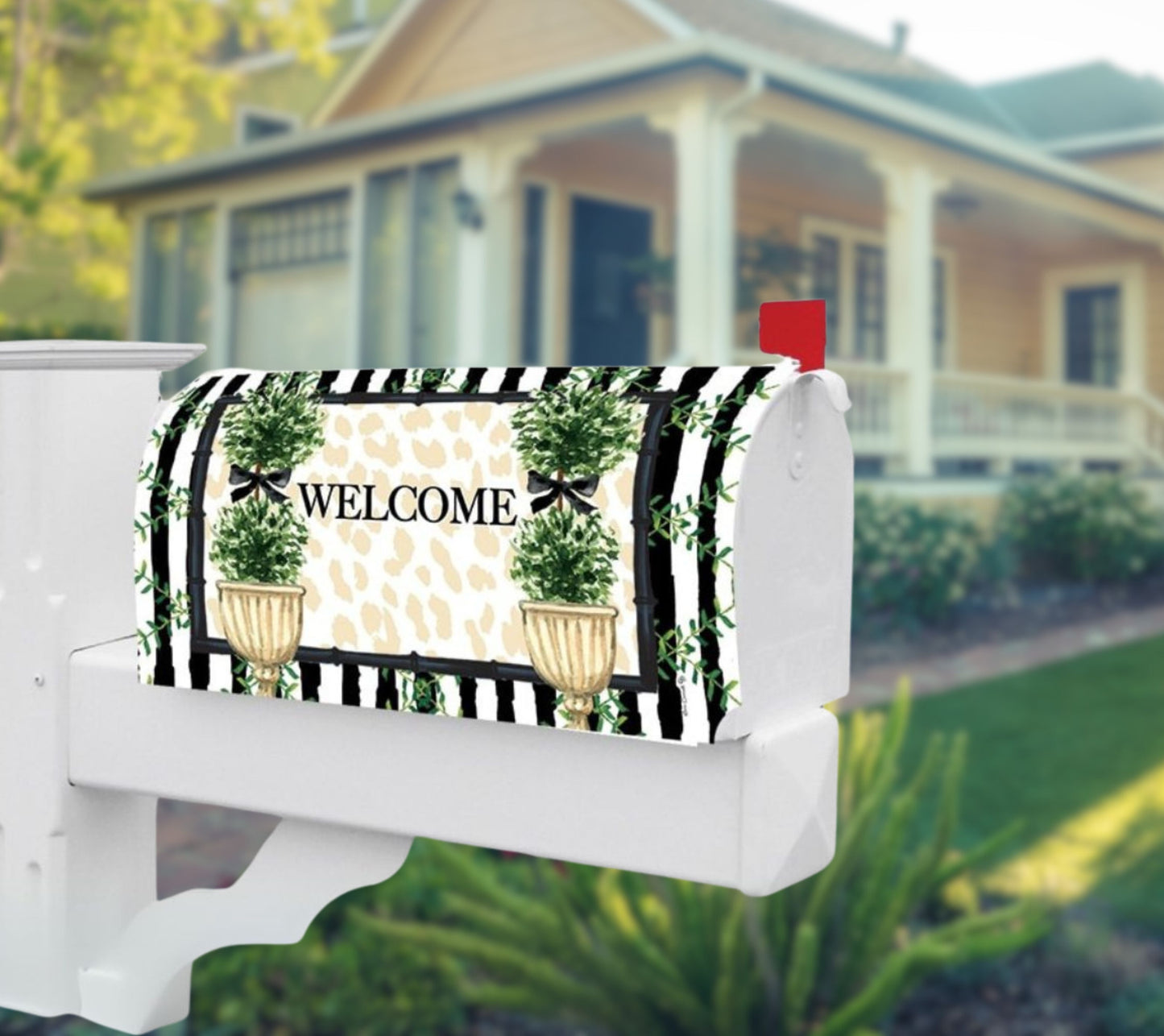 Topiary Mailbox Cover online bestellen – Wetterfest, magnetisch, stilvoller US-Mailbox-Gruß