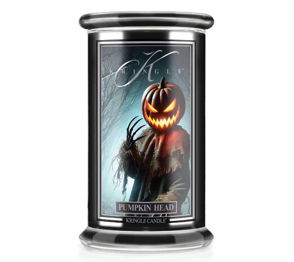 Pumpkin Head Large Limited Edition Halloween (22 oz-Glas, 2-Docht)
