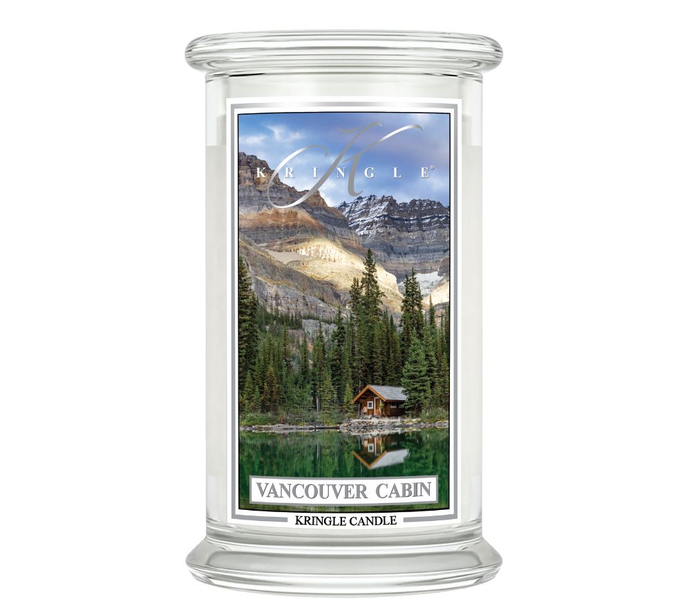 Vancouver Cabin scented candle by Kringle Candle