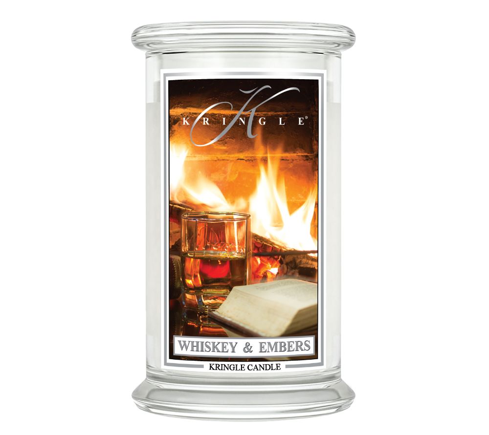 Whiskey &amp; Embers scented candle by Kringle Candle