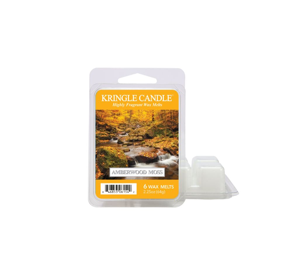 Amberwood Moss Duftkerze von Kringle Candle online kaufen – Duft mit Amber, Moos & Tanne, perfekt für Herbst
