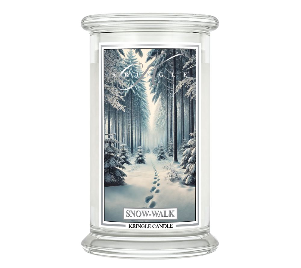 Snow Walk scented candle by Kringle Candle