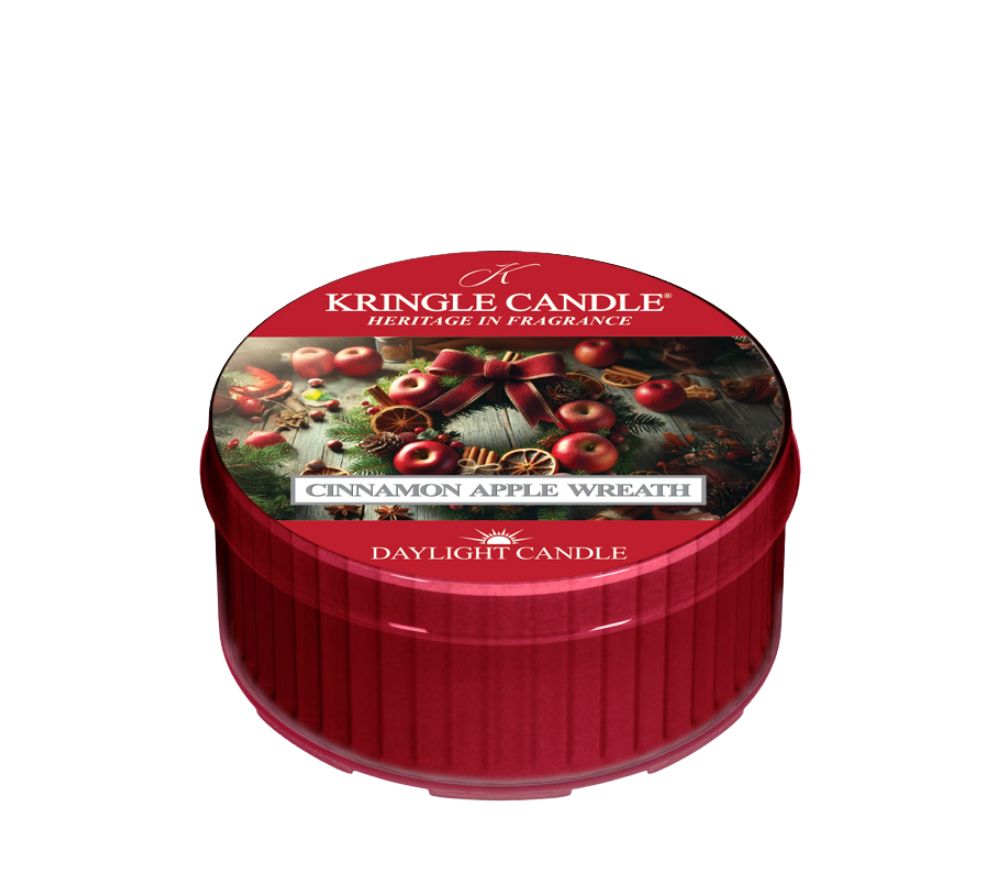 Cinnamon Apple Wreath Duftkerze ☆ Kopfnote: Gebackener roter Apfel, Zimtstange, funkelnde Mandarine ☆ Europaweiter Versand ☆ Jetzt entdecken!