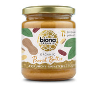 Cremige oder stückige Bio-Erdnussbutter ohne Palmöl, ideal für Brot & Smoothies
