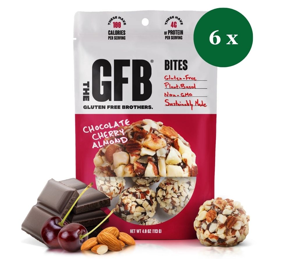 
                  
                    Chocolate Cherry Almond Bites von The Gluten Free Brothers bei American Heritage – vegan, glutenfrei & proteinreich. Fruchtig-nussiger Snackgenuss.
                  
                