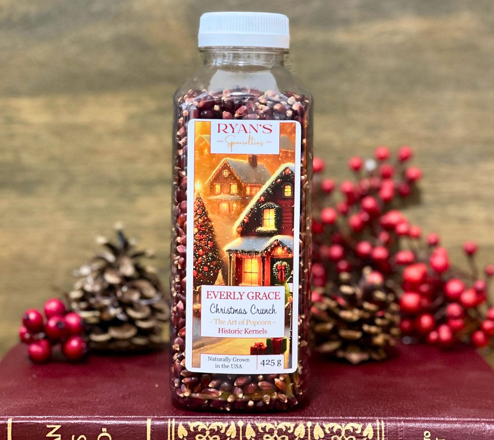 Everly Grace Christmas Crunch Popcornkörner (425 g) – hochwertiger Gourmet-Popcornmais aus den USA, handverlesen & knusprig. Jetzt bei American Heritage kaufen!